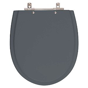 Tampa de Vaso Sanitário Laqueado Polo Cinza Plus (Cinza Escuro) para vaso Hervy