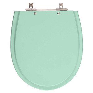 Tampa de Vaso Sanitário Laqueado Polo Verde Acqua para vaso Hervy