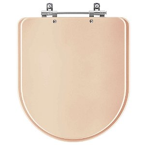 Tampa de Vaso Sanitário Laqueado San Remo Rose (Rosa) para vaso Hervy