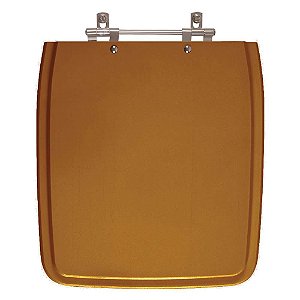Tampa de Vaso Sanitário Laqueado Vila Rica Ocre (marrom) para vaso Icasa