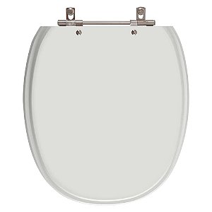 Tampa de Vaso Sanitário Laqueado Ascot Sterling Silver (Cinza Claro) para vaso Ideal Standard