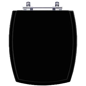Tampa de Vaso Sanitário Laqueado Anturius Preto para vaso Luzarte