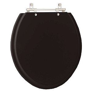 Tampa de Vaso Sanitário Laqueado Convencional / Oval Preto para vaso de todos os fabricantes de vasos