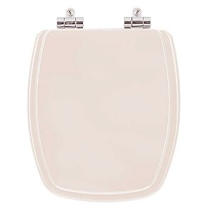 Tampa de Vaso Sanitário Poliéster Soft Close Stylus Rosato para vaso Celite