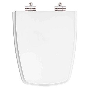 Tampa de Vaso Sanitário Poliéster Soft Close Stylus Excellence Branco para vaso Celite