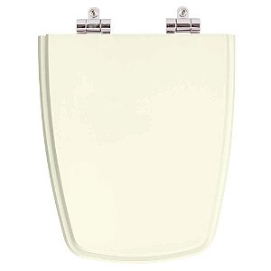 Tampa de Vaso Sanitário Poliéster Soft Close Stylus Excellence Pergamon (Bege Claro) para vaso Celite