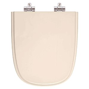 Tampa de Vaso Sanitário Poliéster Soft Close Ibiza Pessego (rosa Shell) para vaso Incepa