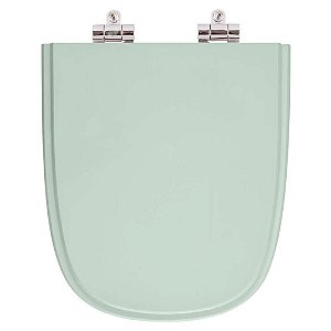 Tampa de Vaso Sanitário Poliéster Soft Close Ibiza Verde Àgua (Verde Claro) para vaso Incepa