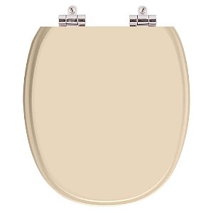 Tampa de Vaso Sanitário Poliéster Soft Close Ascot Visone (Salmão) para vaso Ideal Standard