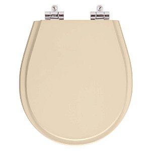 Tampa de Vaso Sanitário Poliéster Soft Close Avalon Visone (Salmao) para vaso Ideal Standard