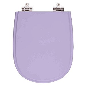 Tampa de Vaso Sanitário Poliéster Soft Close Paris Bermuda para vaso Ideal Standard