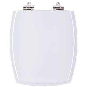 Tampa de Vaso Sanitário Poliéster Soft Close Anturius Branco para Luzarte
