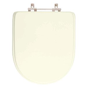 Tampa de Vaso Sanitário Poliéster Donna Pergamon (Bege Claro) para vaso Celite