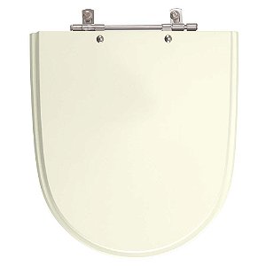 Tampa de Vaso Sanitário Poliéster Mondiale Pergamon (Bege Claro) para vaso Celite