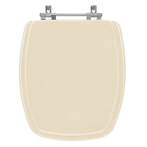 Tampa de Vaso Sanitário Poliéster Stylus Marfim (Bege) para vaso Celite