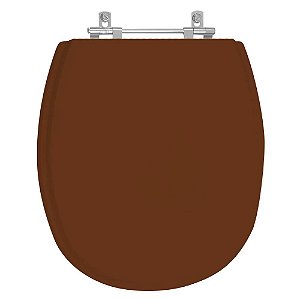 Tampa de Vaso Sanitário Poliéster Aspen Caramelo para vaso Deca