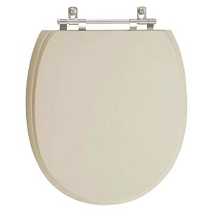 Tampa de Vaso Sanitário Poliéster De Ville Amendoa para vaso Deca