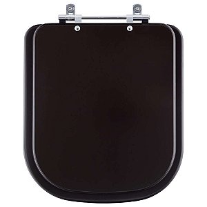 Tampa de Vaso Sanitário Poliéster Piano Marrom Fosco para vaso Deca