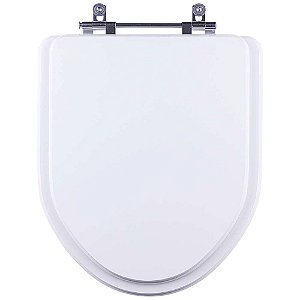 Tampa de Vaso Sanitário Poliéster Eternit Gunna Branco em Resina