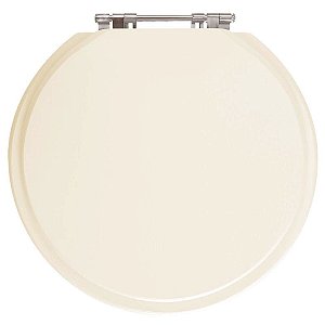 Tampa de Vaso Sanitário Poliéster Futura Marfim (Bege Claro) para vaso Hervy