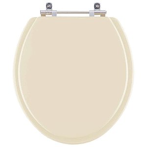 Tampa de Vaso Sanitário Poliéster Oval Areia (Bege) para vaso Icasa