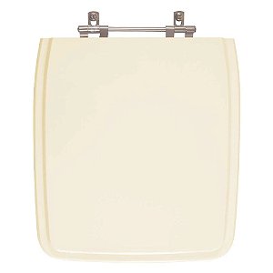 Tampa de Vaso Sanitário Poliéster Icasa Vila Rica Areia em Resina