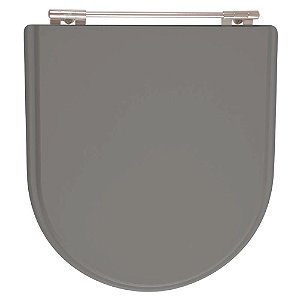 Tampa de Vaso Sanitário Poliéster Calypso Ambar (Cinza Escuro) para vaso Incepa