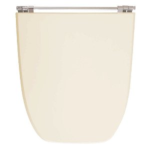 Tampa de Vaso Sanitário Poliéster Scala Bone (Bege Claro) para vaso Ideal Standard
