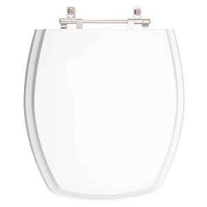 Tampa de Vaso Sanitário Poliéster Arezzo Branco para vaso Japi