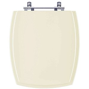 Tampa de Vaso Sanitário Poliéster Anturius Bege Claro para vaso Luzarte