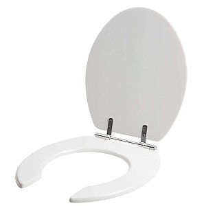 Tampa de Vaso Sanitário Poliéster Acesso Plus Branco para vaso Celite