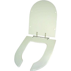 Tampa de Vaso Sanitário Poliéster Luna Medic (PNE) Branco para vaso Icasa