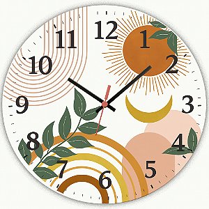 Relógio de Parede Elementos Naturais
