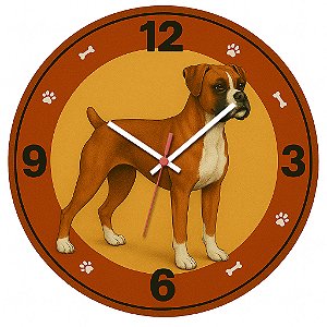 Relógio de Parede Cachorro Boxer