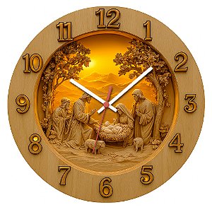 Relógio de Parede Nascimento de Jesus