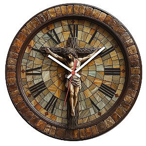 Relógio de Parede Cruz Pedra