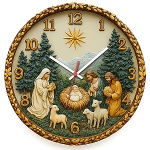 Relógio de Parede Manjedoura