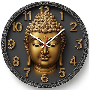 Relógio de Parede Buda Hindu