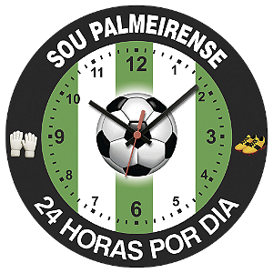 Relógio de Parede Times Sou Palmeirense