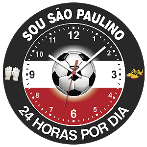 Relógio de Parede Times Sou São Paulino