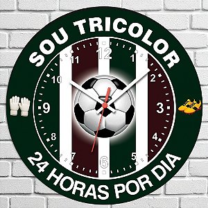 Relógio de Parede Times Sou Tricolor