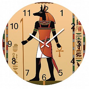 Relógio de Parede Países Egito Anubis