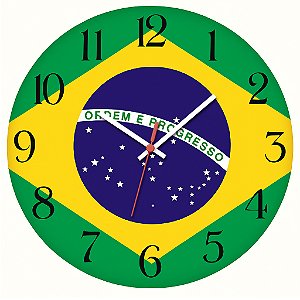 Relógio de Parede Países Brasil