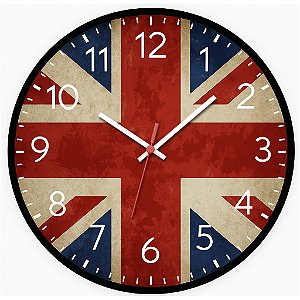 Relógio de Parede Países Bandeira Reino Unido