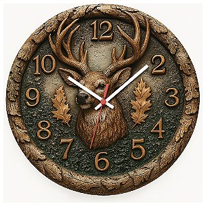 Relógio de Parede Fazenda Country Veado Country