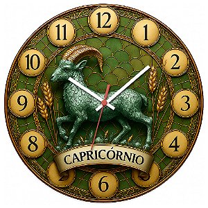 Relógio de Parede Signo Capricórnio