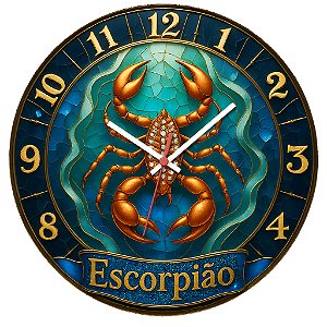 Relógio de Parede Signo Escorpião