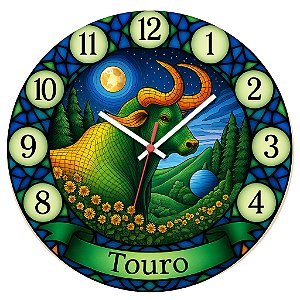 Relógio de Parede Signo Touro