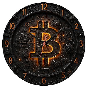 Relógio de Parede Bitcoin Gamer