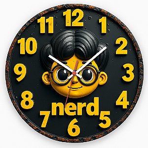 Relógio de Parede Game Nerd